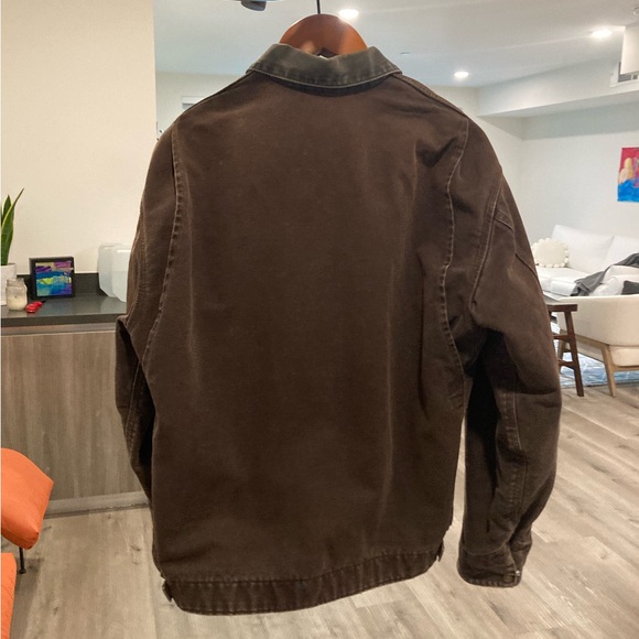 Vintage Carhartt XL Brown Detroit Jacket - Picture 2 of 3